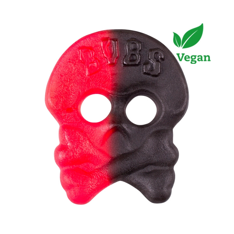 Bubs Raspberry & Licorice Skull - 50 grams