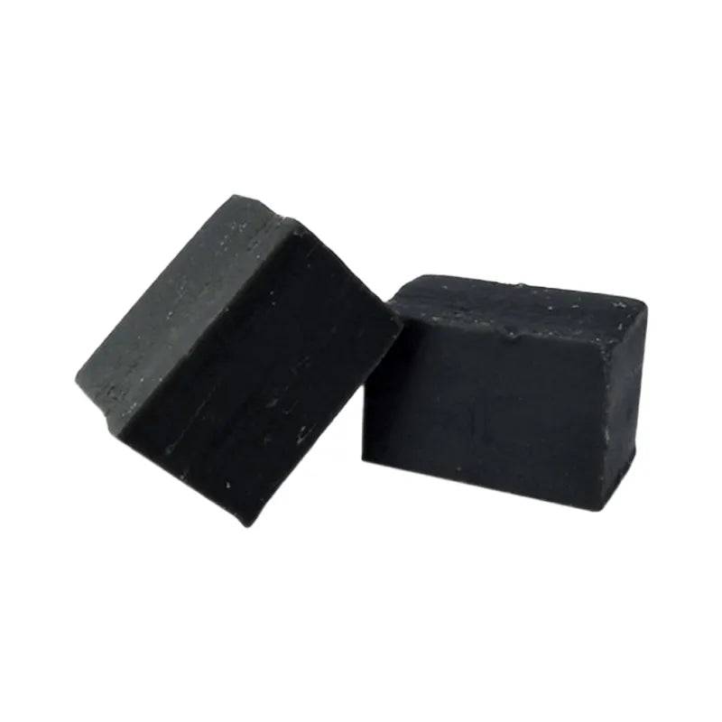 Black licorice fudge cubes.