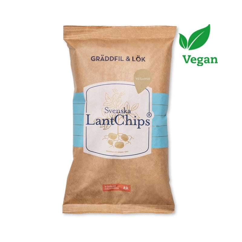 LantChips Gräddfil & Lök 200g