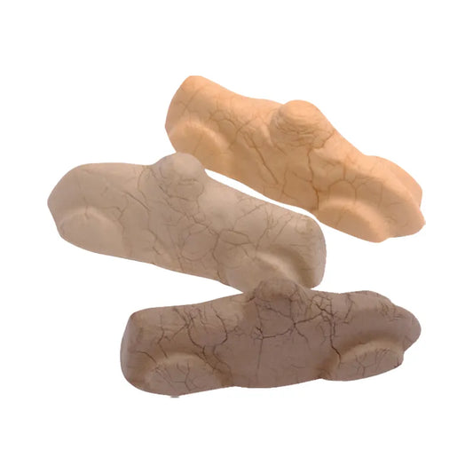 Dark-colored car-shaped foam candy by Ahlgrens Bilar.