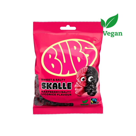 Bubs Raspberry & Licorice Skull 90g