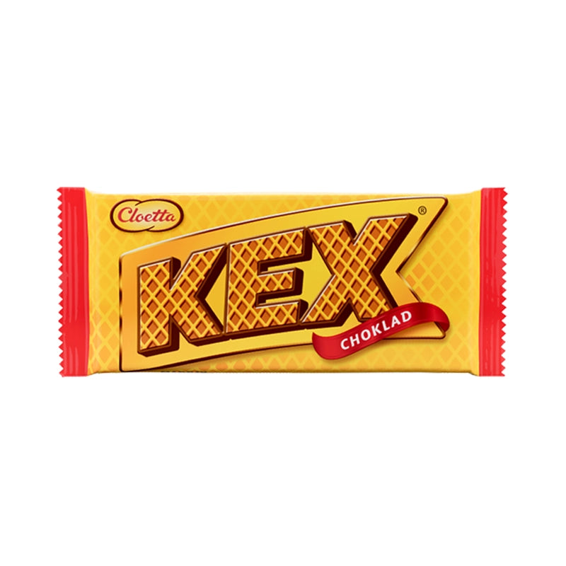 Cloetta Kex chocolate bar in yellow wrapper