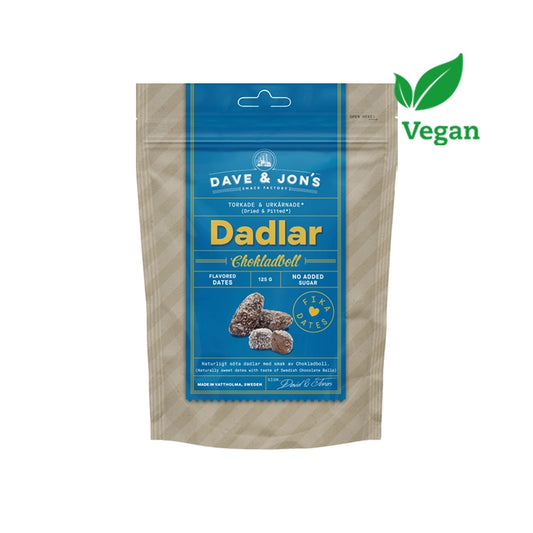 Dave & Jons Dates - Chocolate Ball 125g