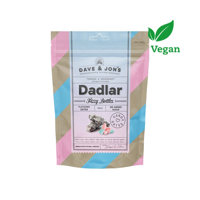 Dave & Jons Dates - Fizzy Bottles 125g