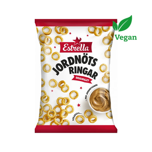 Estrella Jordnötsringar 175g