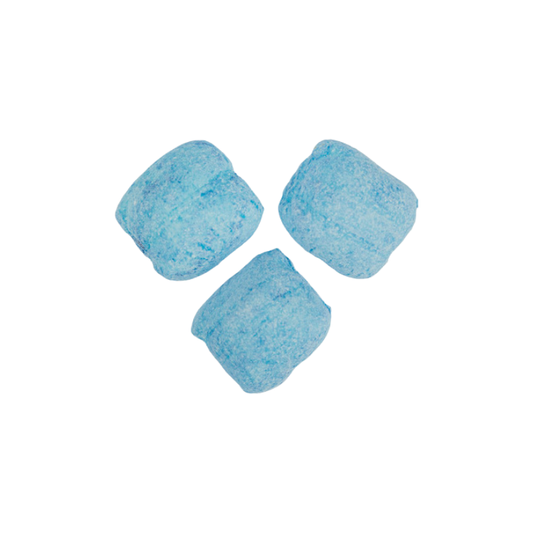 blue hard candy balls