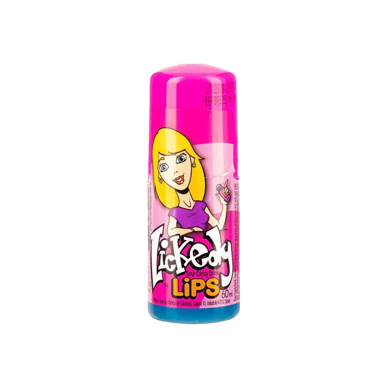 Pink “roll-on” filled with sweet and sour liquid