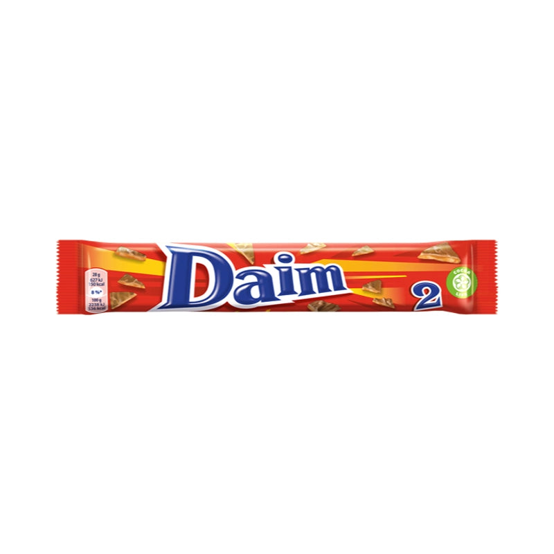 Double Daim chocolate bars in red wrapper