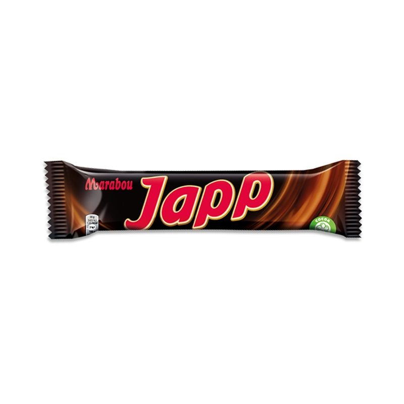 Swedish chocolate bar in black wrapper by Marabou