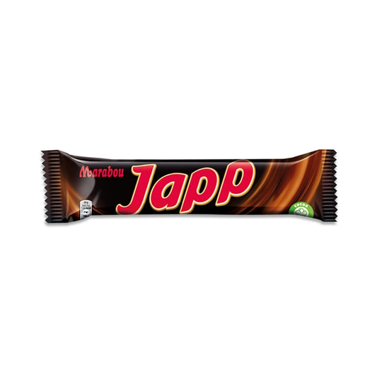 Swedish chocolate bar in black wrapper by Marabou