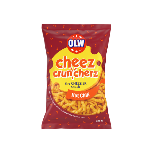 OLW Cheez Cruncherz Hot Chili 160g